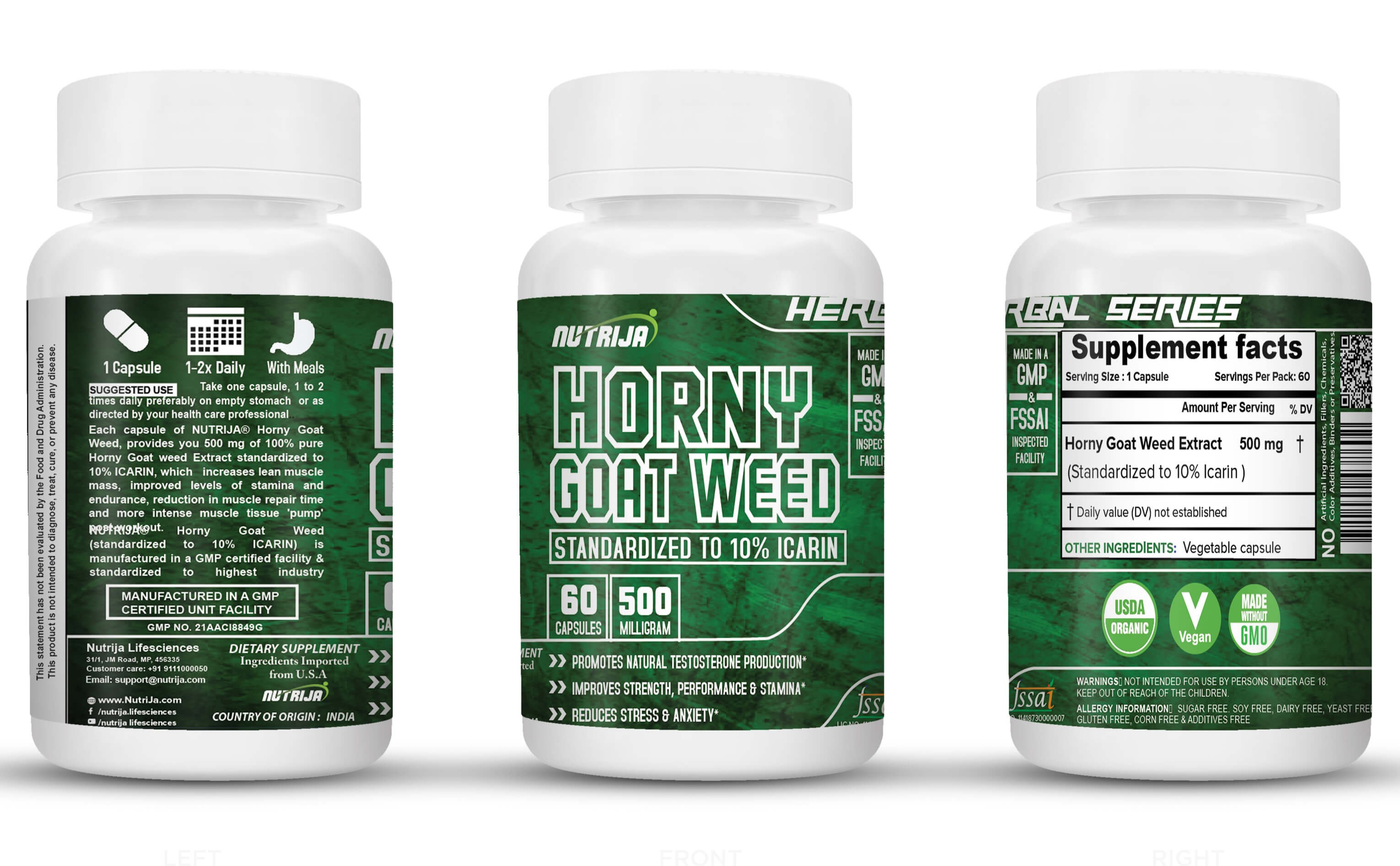 Buy Horny Goat Weed Extract Capsules In India Nutrija Supplement Store