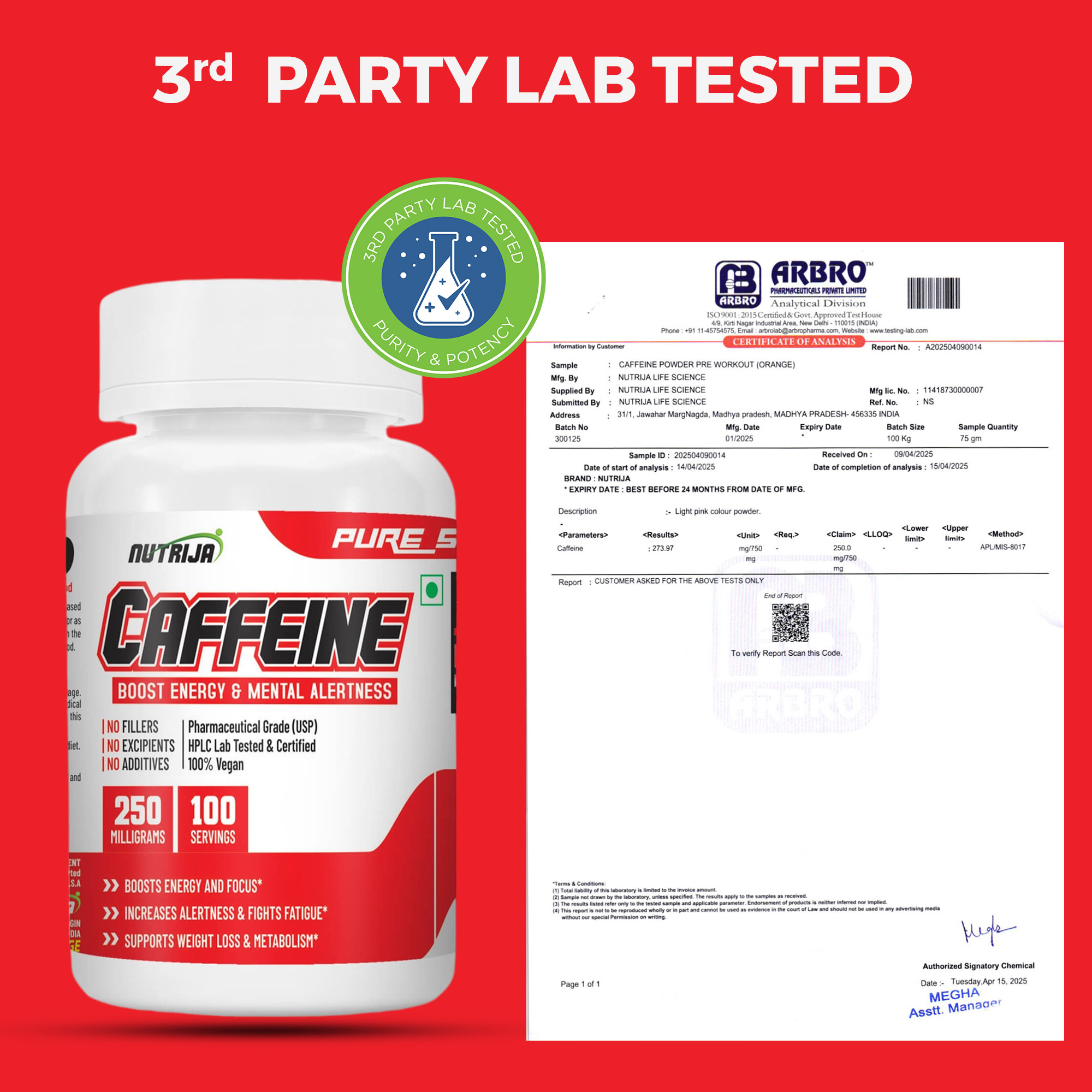 3rd Party Lab Test