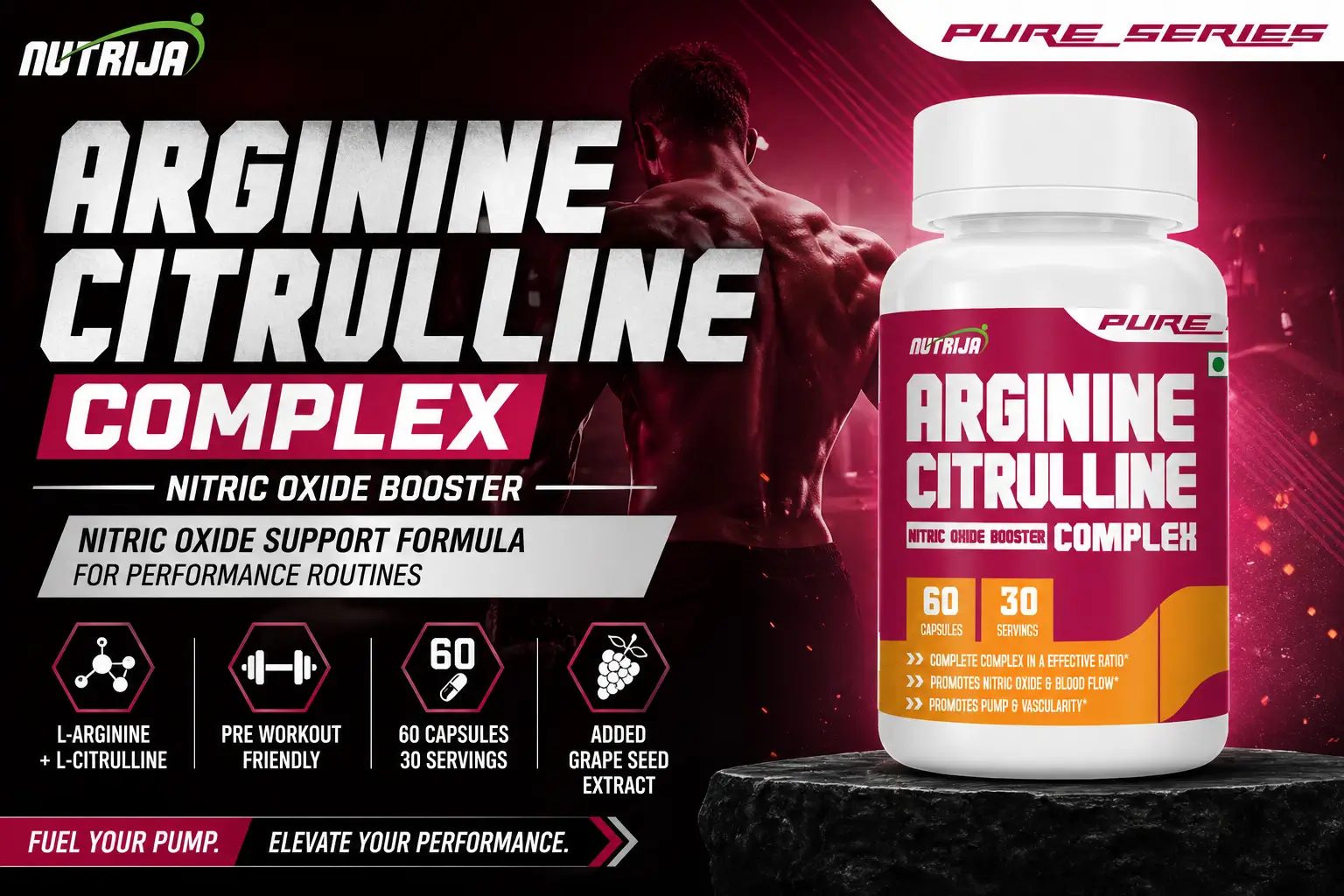 L-Arginine and L-Citrulline Complex™ Capsules in India