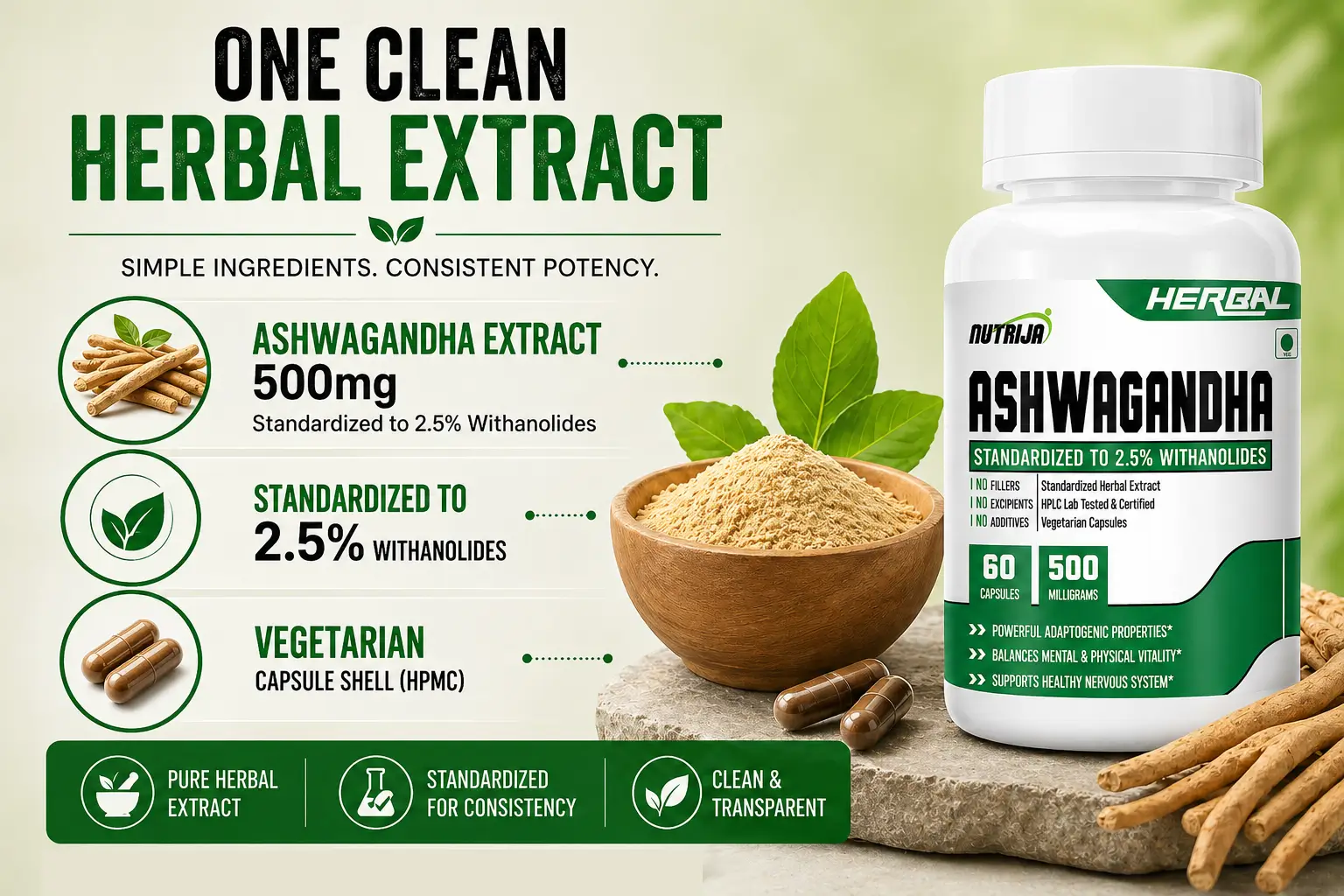 Ashwagandha capsules