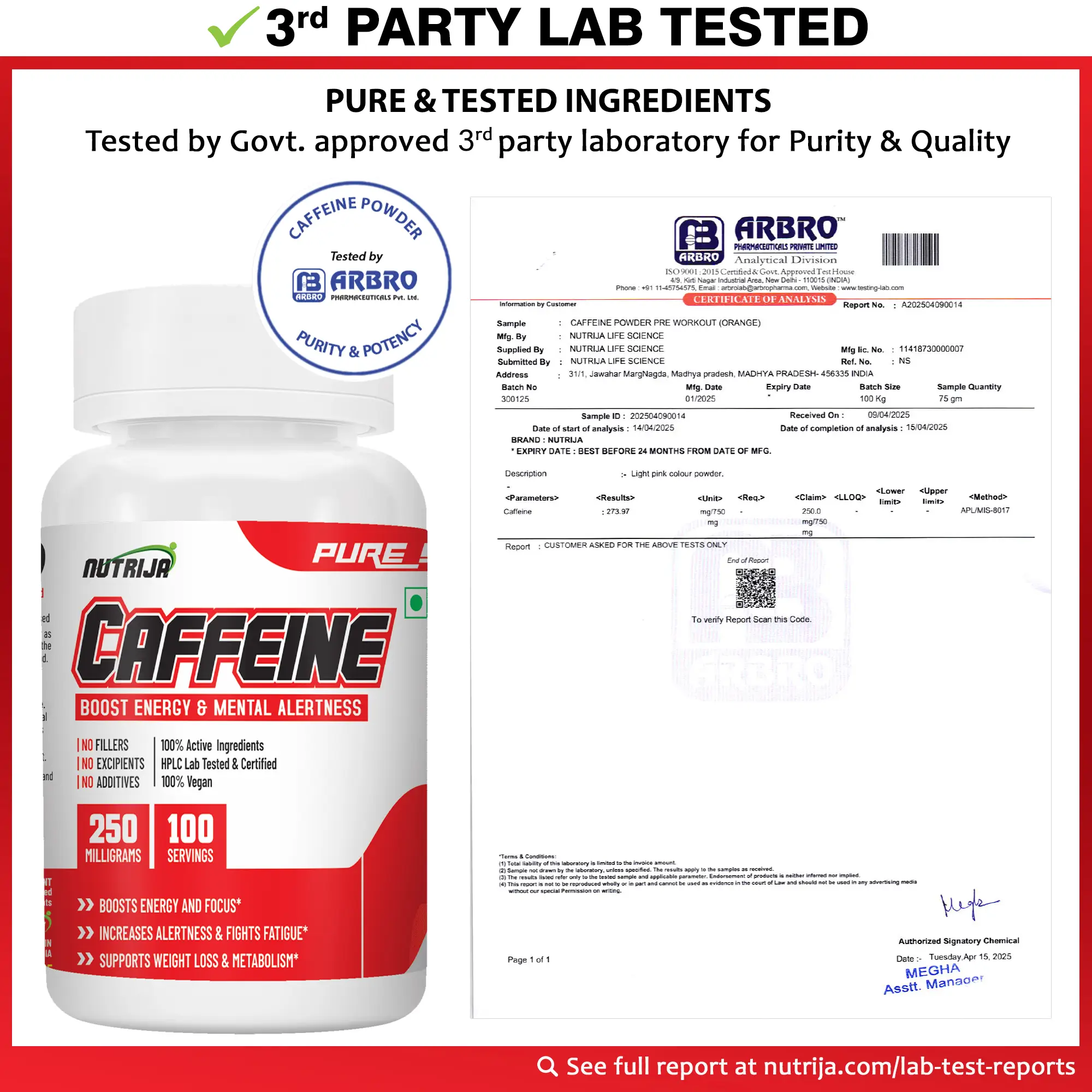 Caffeine-powder-lab-report