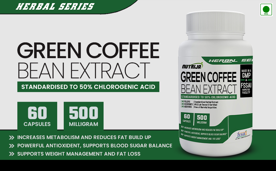  Green Tea Weight Loss Pills with Green Coffee Bean