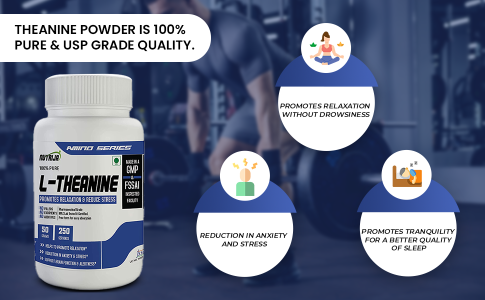 Buy L-Theanine Powder Supplement in India