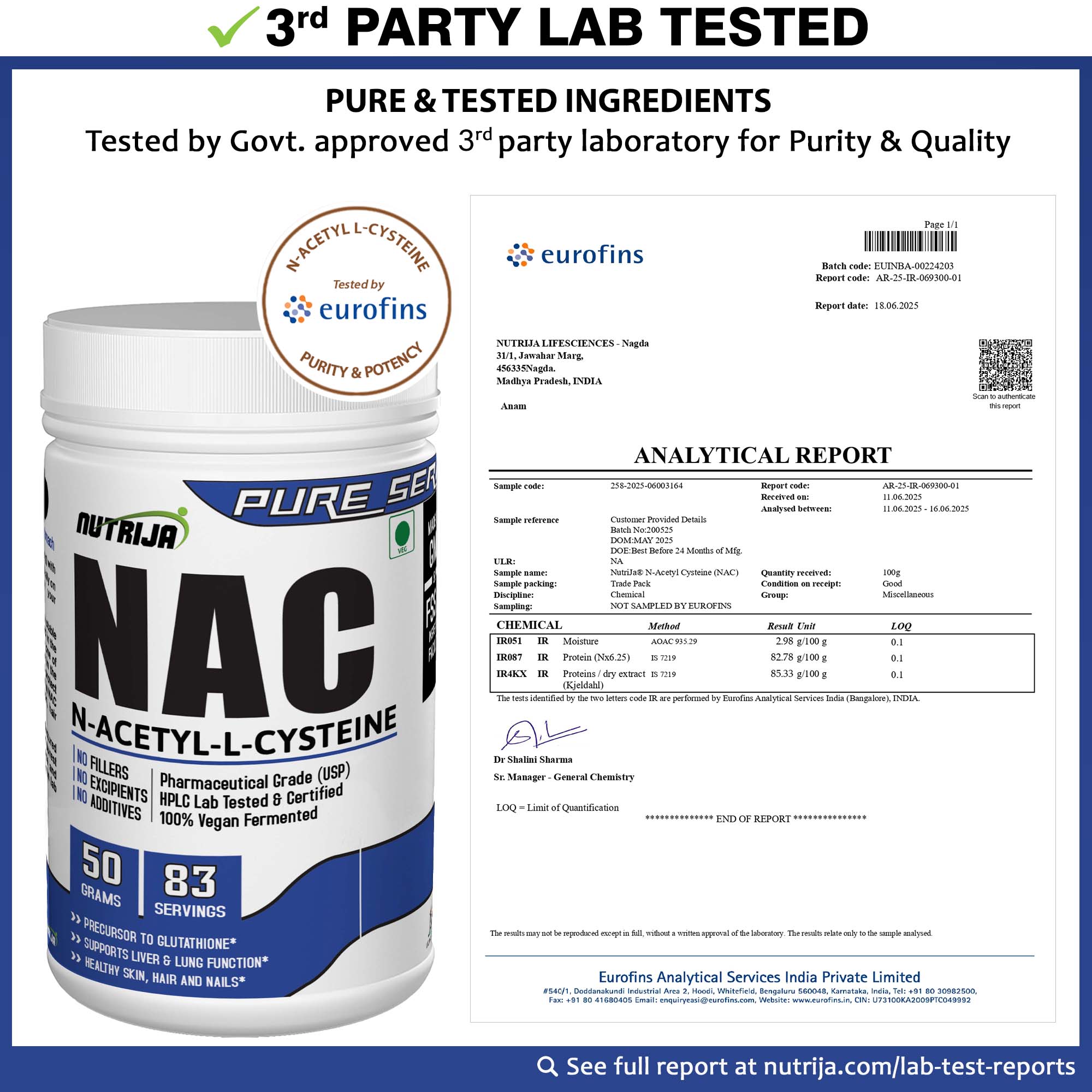 3rd Party Lab Test