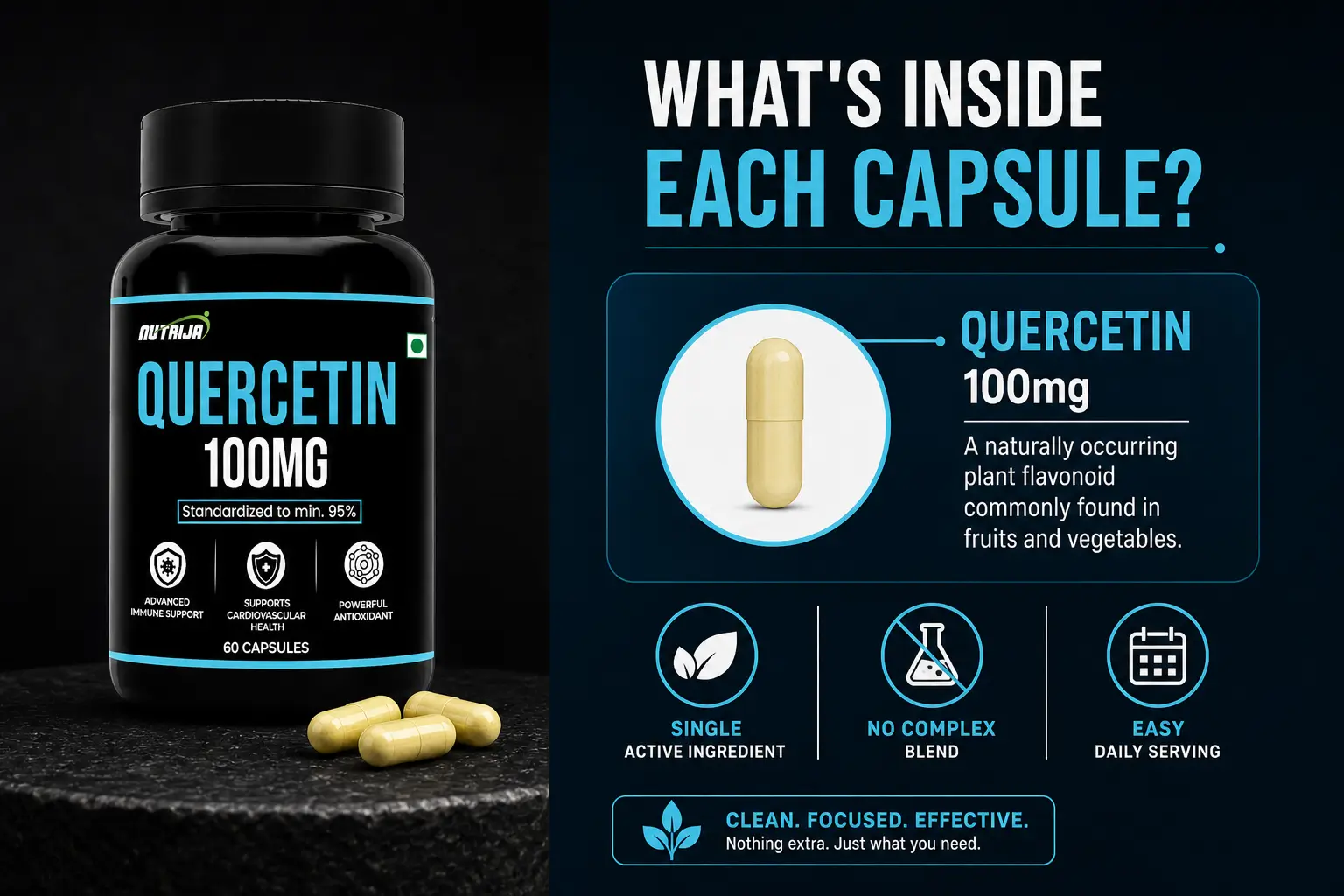 quercetin 100mg front