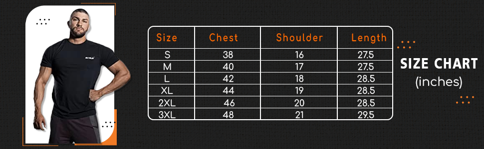 T-Shirt-Size chart