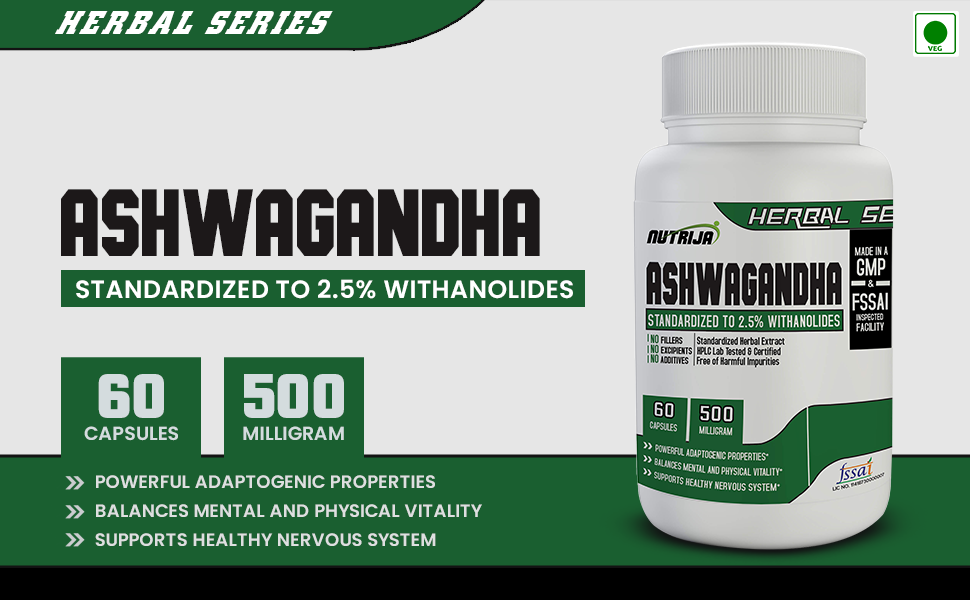 Ashwagandha capsules