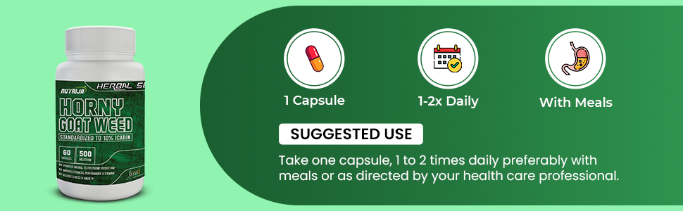 Horny goat weed directions
