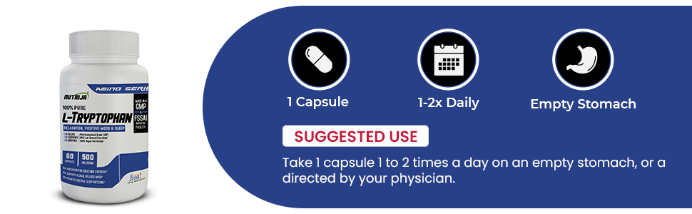 L-tryptophan capsules directions
