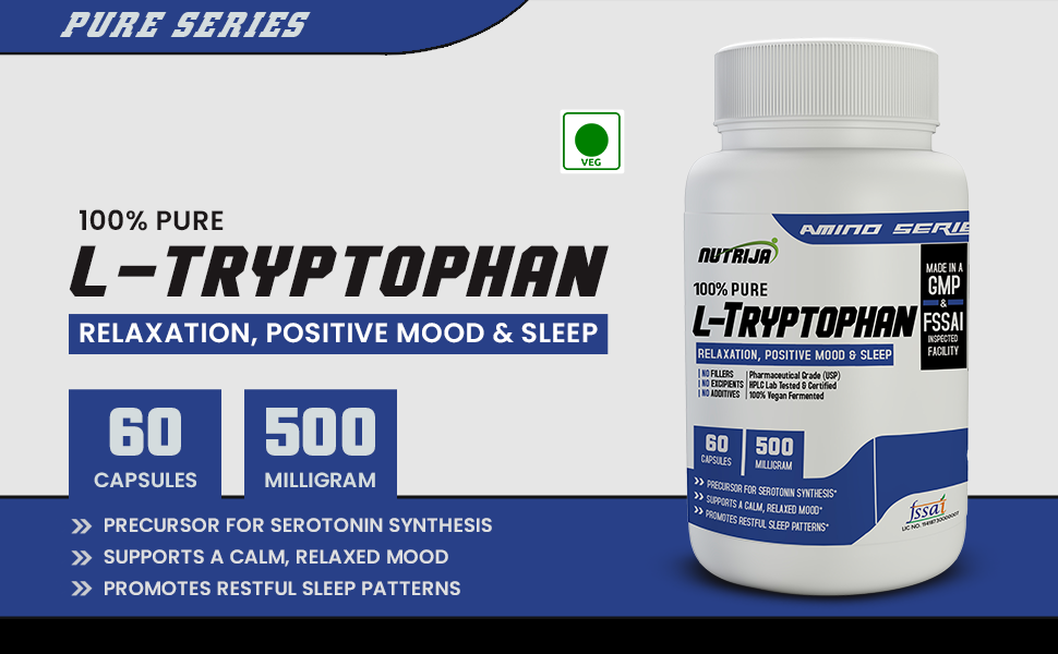 L-tryptophan capsules