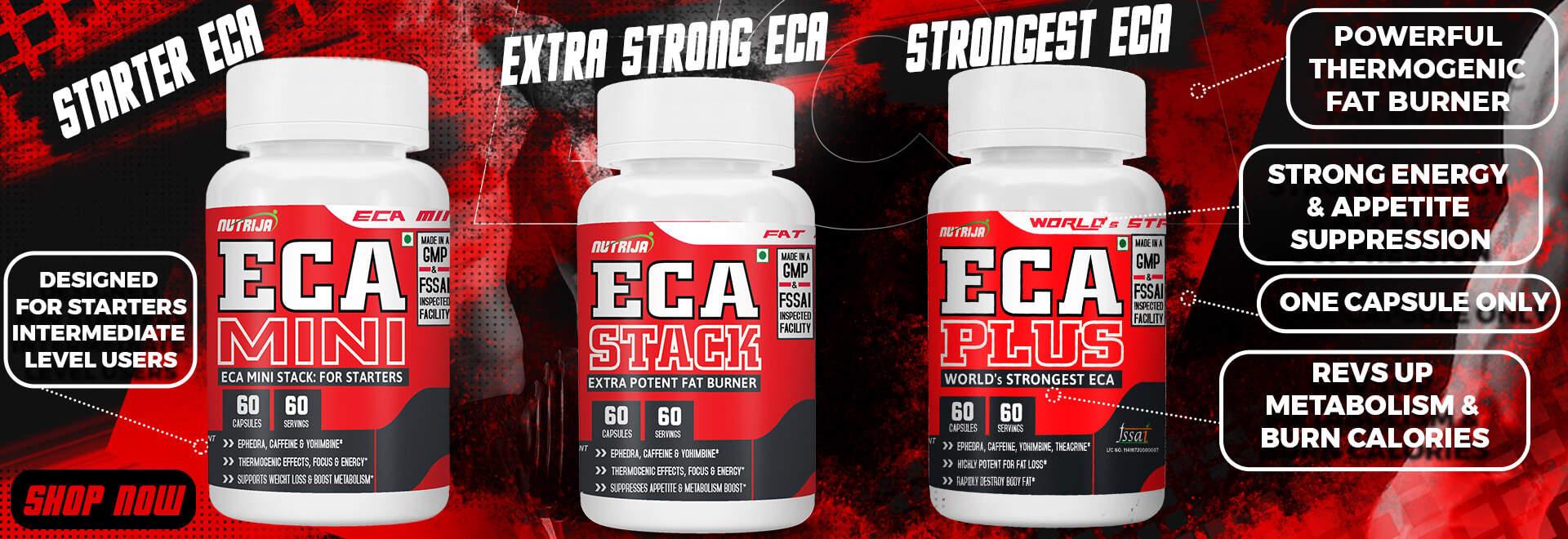 Nutrija ECA Stack , ECA Plus supplement