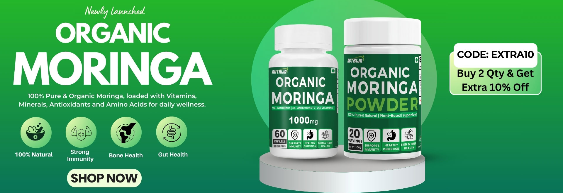 NEWLY LAUNCHED SUPPLEMENTS NUTRIJA