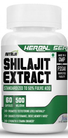 Buy Shilajit Extract 500MG Capsules Supplement in India