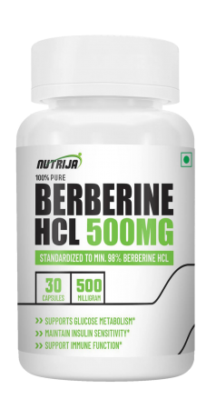 BERBERINE HCL 500MG Capsules
