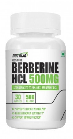BERBERINE HCL 500MG Capsules