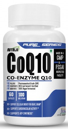 Buy CoQ10 (Coenzyme Q10) 100mg Capsules Supplement in India