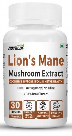 Buy Lion's Mane Mushroom Extract 1000mg Capsules