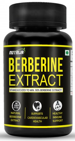 Buy Berberine Extract 98% 500mg Capsules | Promotes Immune Support & Maintains healthy cholesterol level
