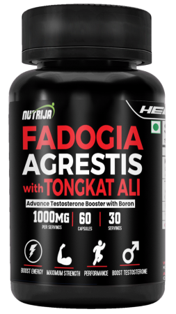 Buy Fadogia Agrestis 600mg with Tongkat Ali 400mg & Boron Supplement in India 