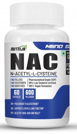 Buy N-Acetyl Cysteine (NAC), 600 mg Supplement In India 