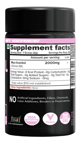 Buy 100% Pure Myo Inositol Powder Supplement in India | 2000mg Per ...