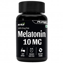 Buy NutriJa Melatonin 10mg Capsules (100% Drug Free) | Promotes Restful  Sleep