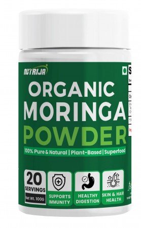 Buy Organic Moringa Powder |100% Pure & Natural, Plant Based, Super Food Supplement