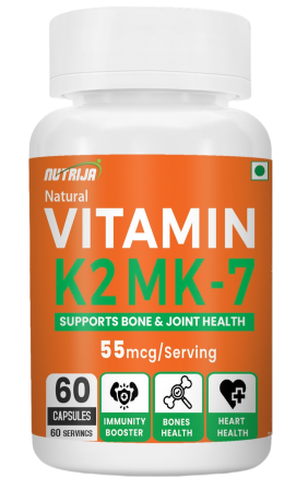 Buy Vitamin K2 MK7 Menaquinone 55mcg Capsules
