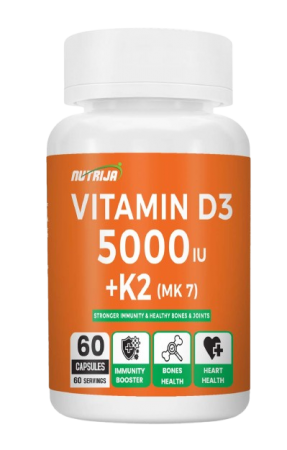 Vitamin D3 5000IU + K2 100mcg