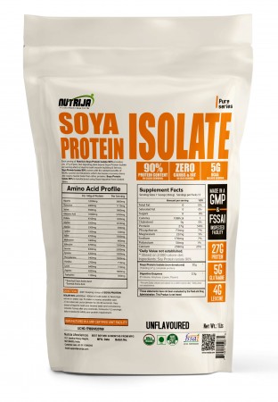 Buy Soya Protein Isolate 90% – Vegan Plant Based Protein Powder | NON-GMO