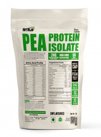 Buy Pea Protein Isolate 85% – Vegan Plant Based Protein Powder | NON-GMO, Gluten Free
