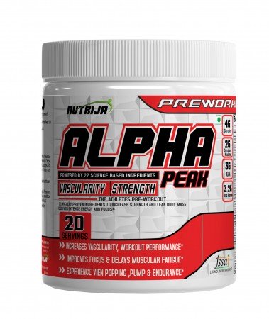 Alpha Peak Preworkout Supplement in India