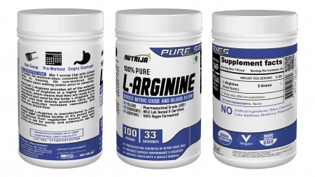 Buy L-Arginine Online in India | NutriJa™ Supplement Store