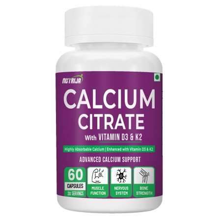 Calcium Citrate with Vitamin D3 & K2 capsules
