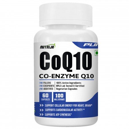 Buy CoQ10 100MG (Coenzyme Q10) Capsules in India | NutriJa Supplement Store