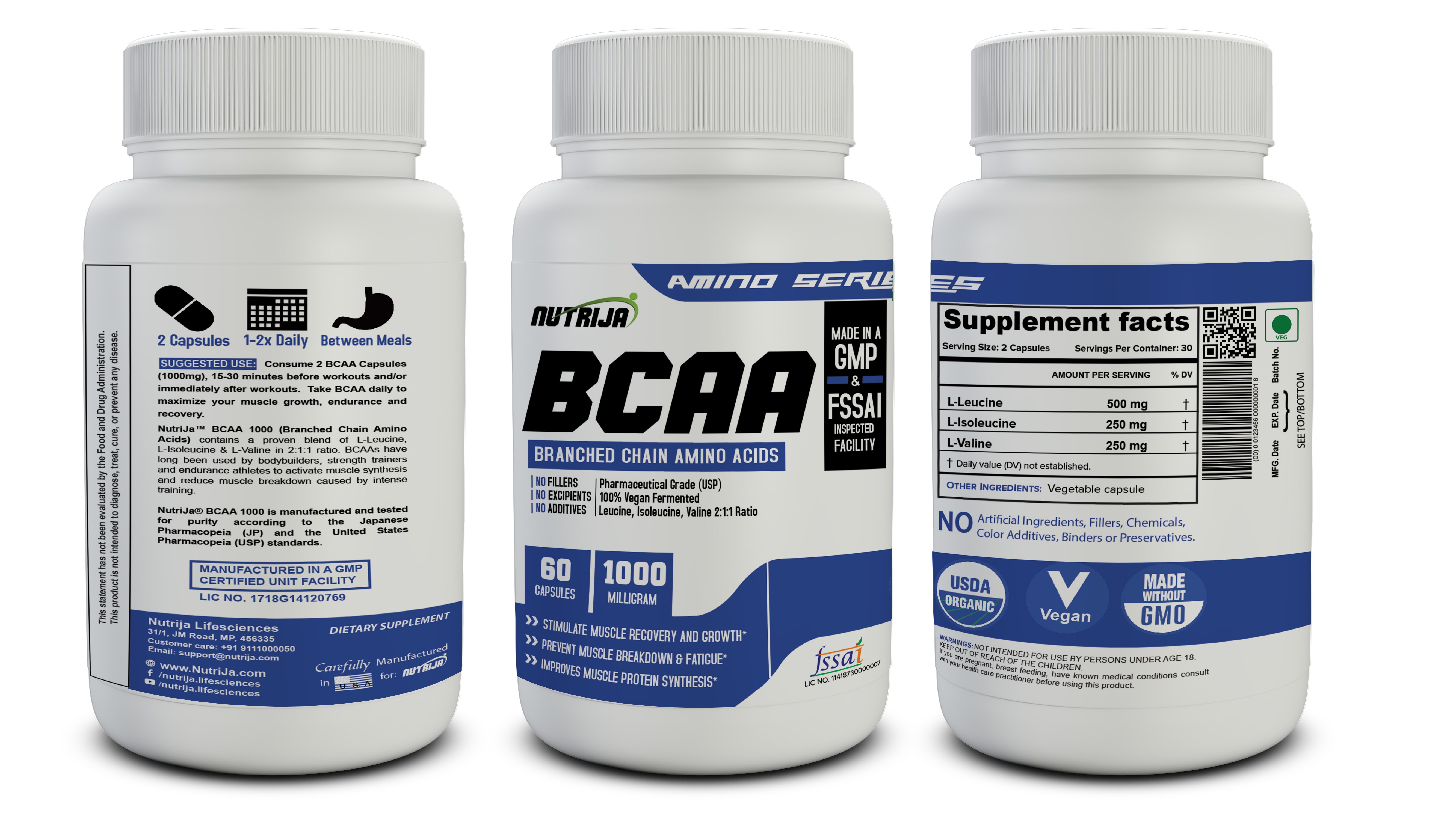BCAA CAPSULES Supplement In India 