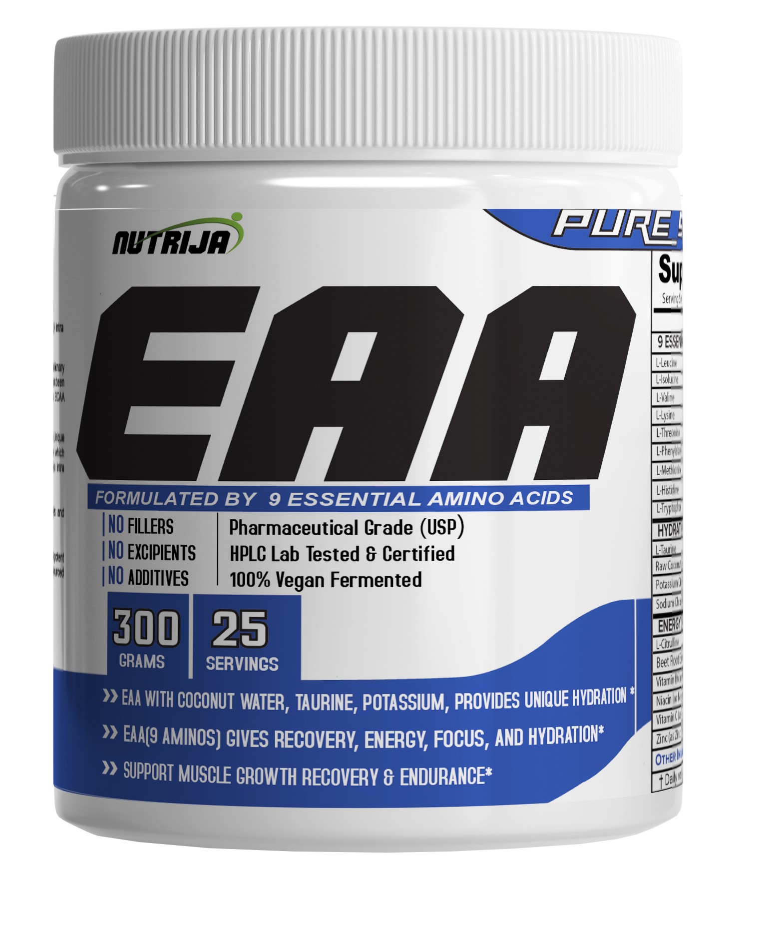 Buy NutriJa EAA (Essential Amino Acid Powder) 100g NutriJa™ Supplement  Store