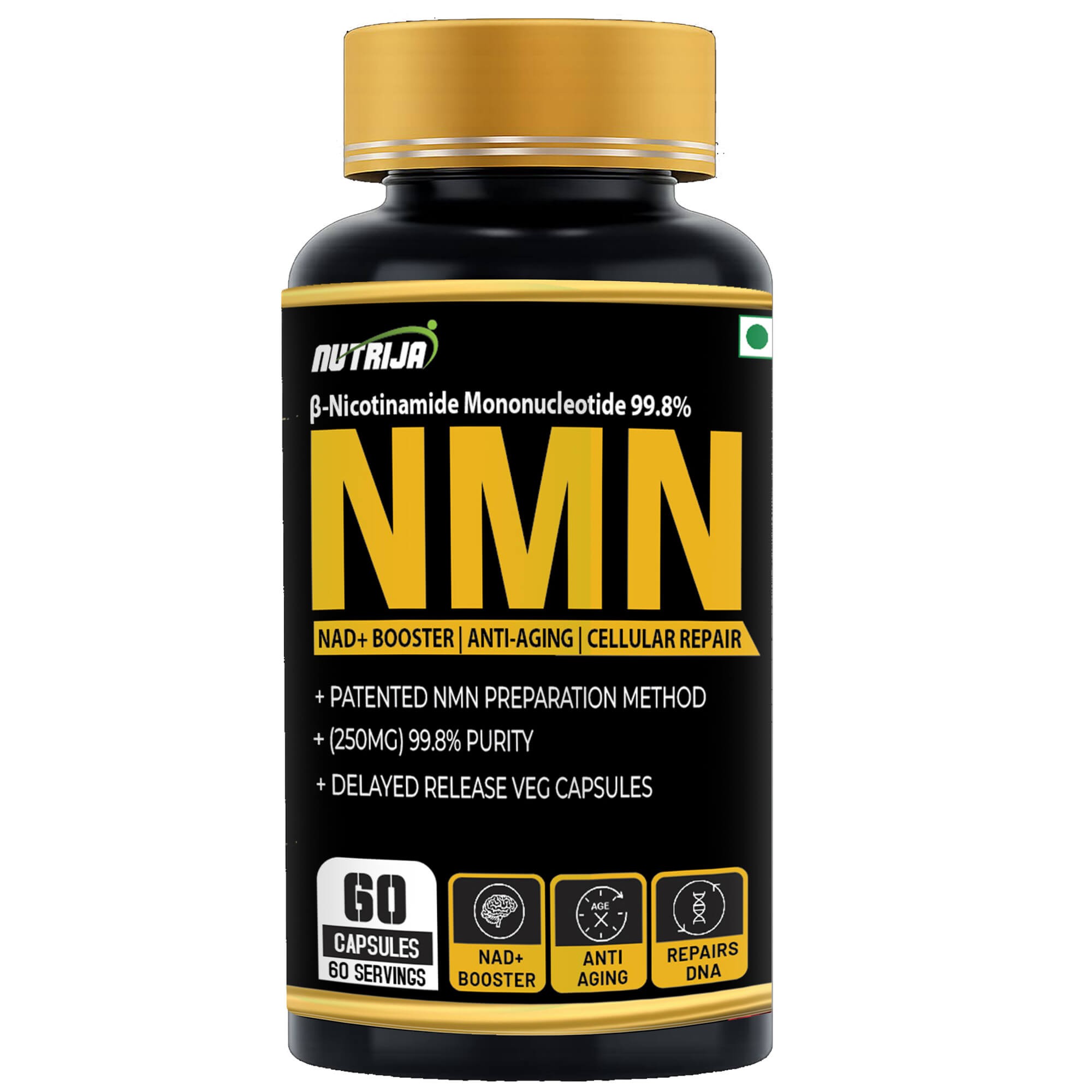 NutriJa NMN (Nicotinamide mononucleotide) 250mg Supplement
