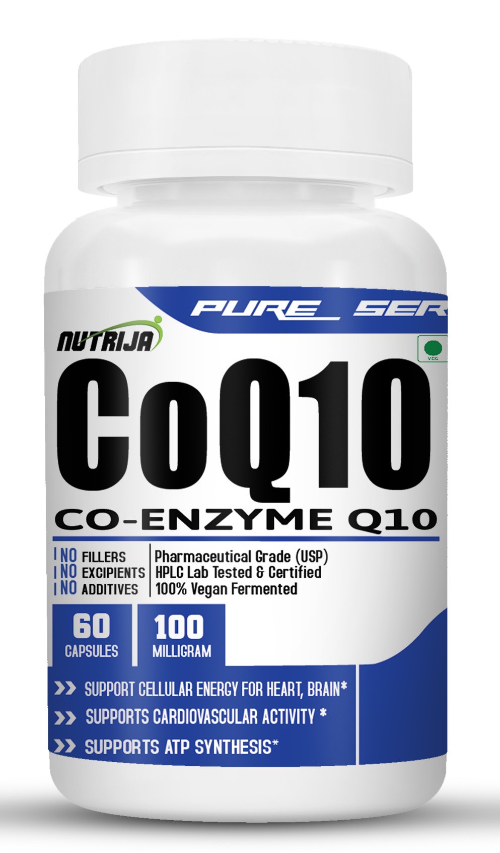 Coenzyme Q10 100mg En Capsules - Oxford Vitality - Soutien énergie Et Cœur - Choix De Quantité (60 à 1000)