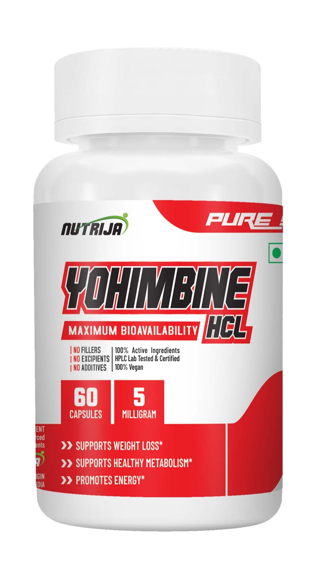 Buy Yohimbine HCl Capsules in India | NutriJa Supplement Store Buy Yohimbine HCl Capsules in India | NutriJa Supplement Store
