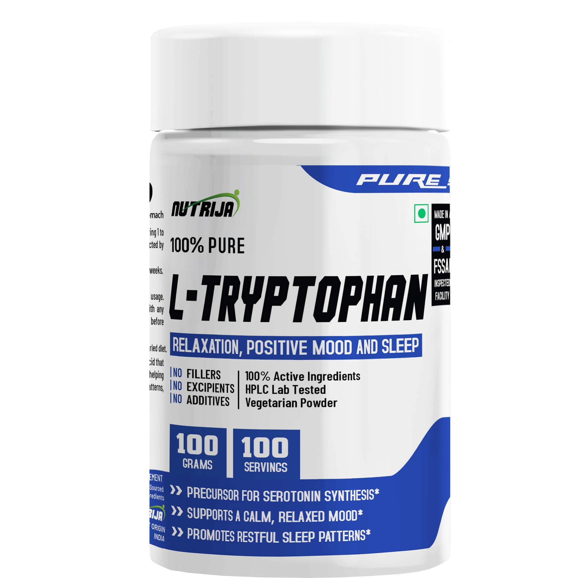 Buy L-Tryptophan Online in India | NutriJa™ Supplement Store