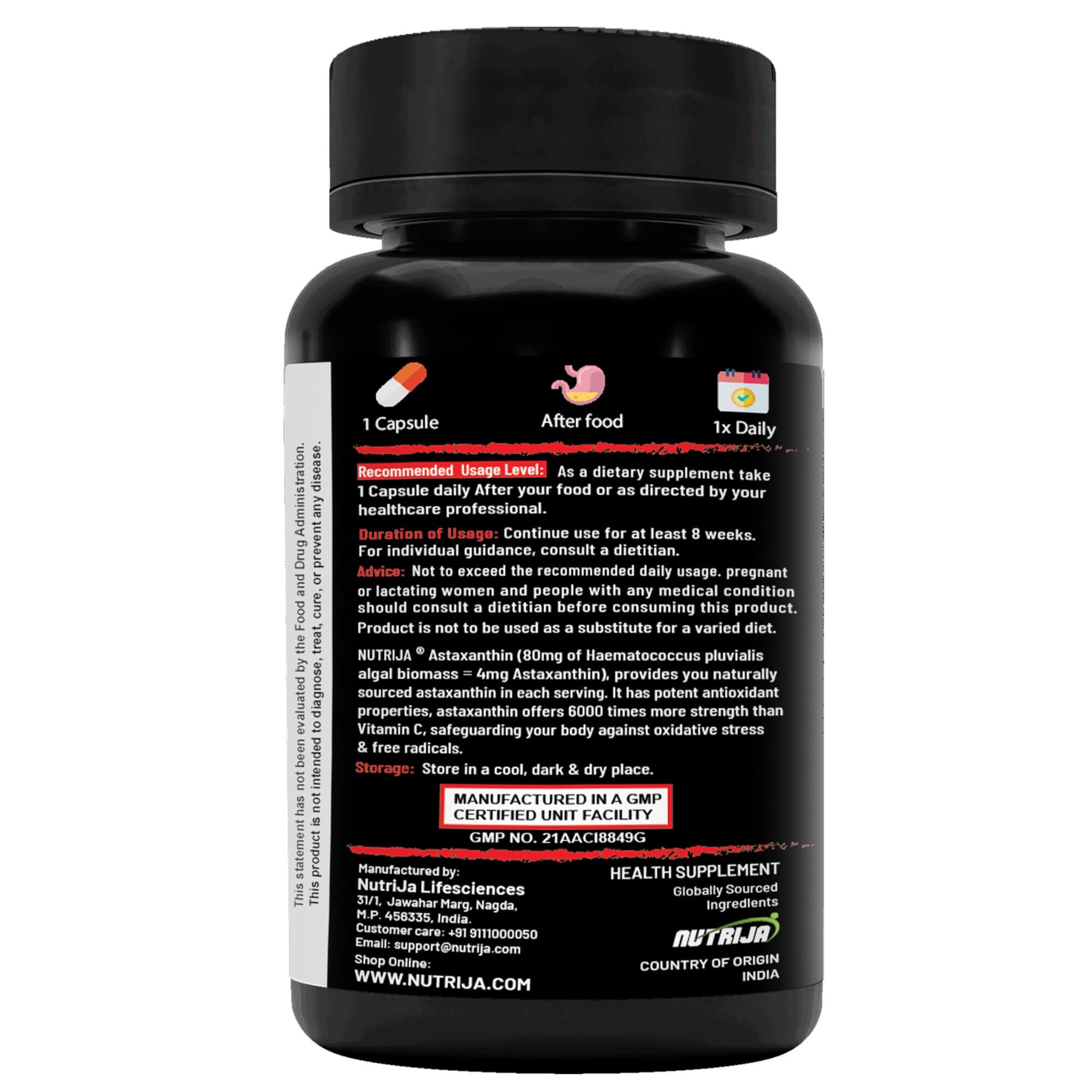 Buy Astaxanthin 4mg Capsules in India