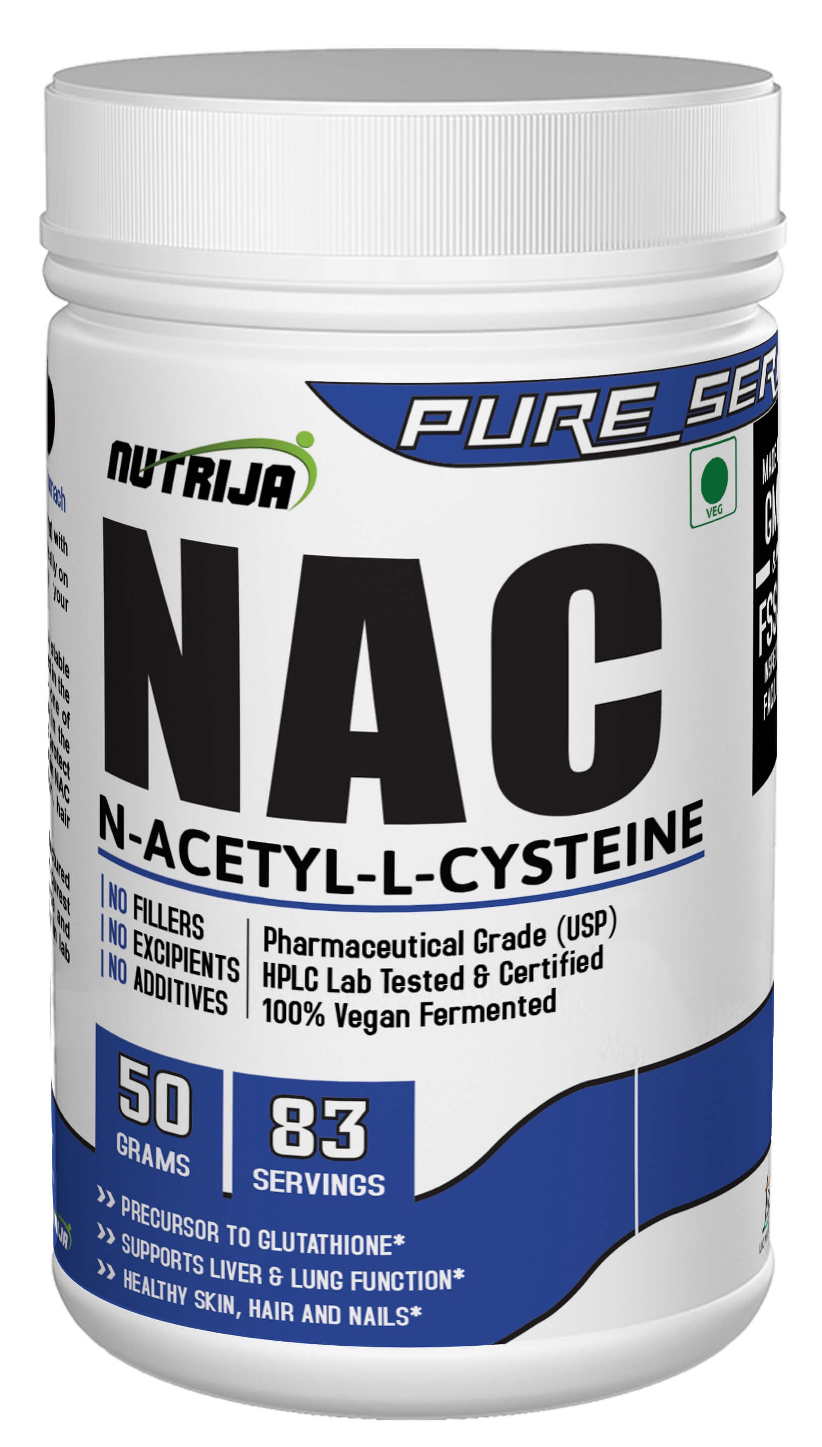 N-Acetyl Cysteine (NAC) Online in India | NutriJa™ Supplement Store