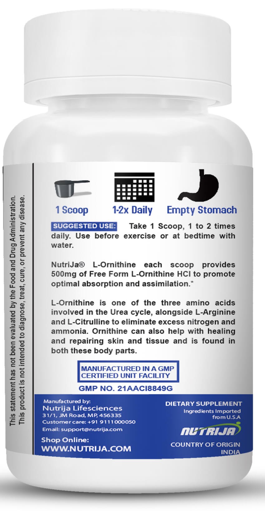 Buy L-Ornithine HCL Powder in India