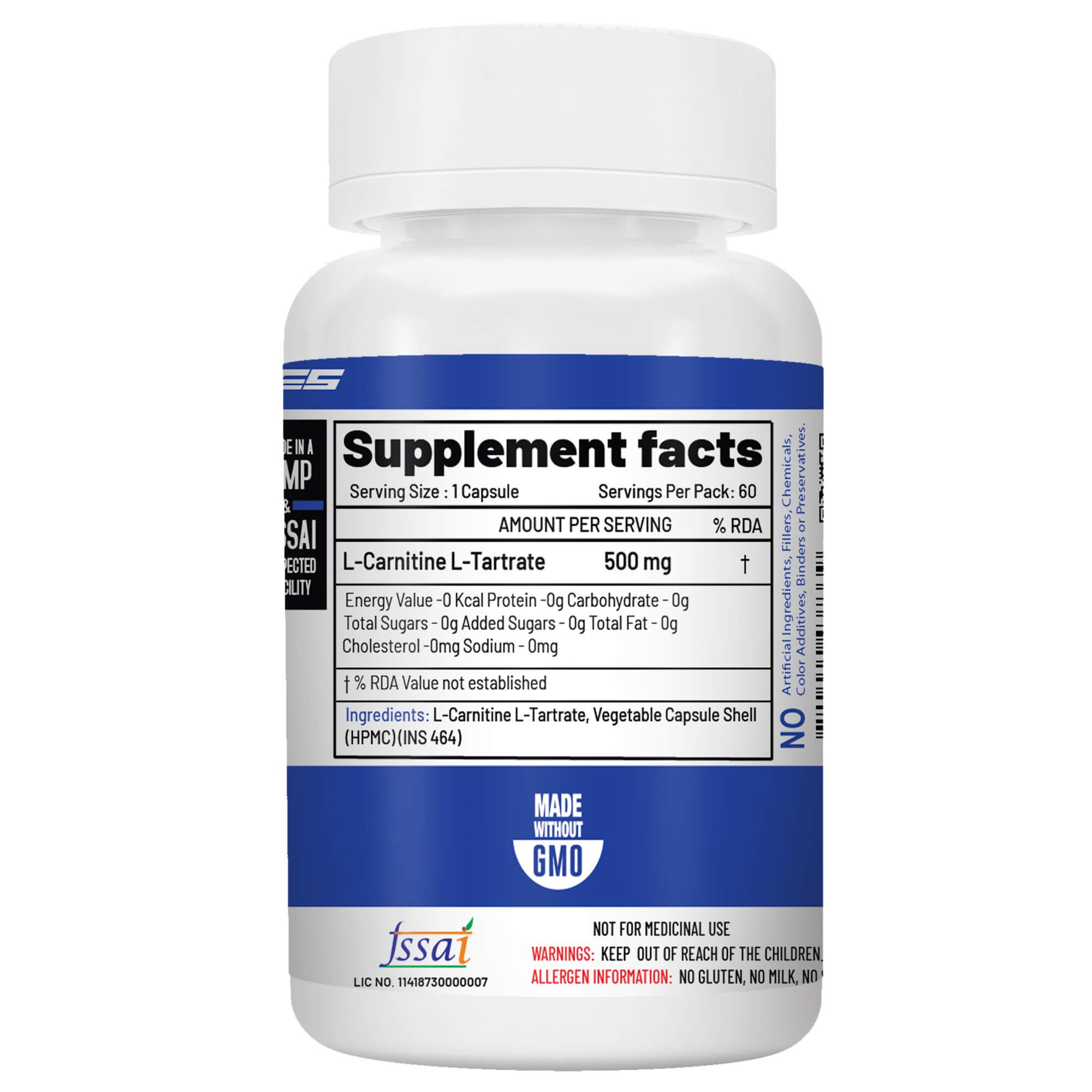 l carnitine 500mg for weight loss L-Carnitine 500mg main image 1