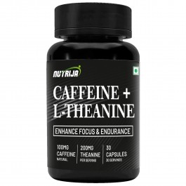 Natural Caffeine 100MG + L-Theanine 200MG