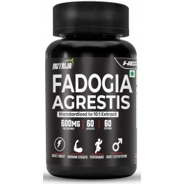 Buy Fadogia Agrestis Extract 600mg Supplement Capsules in India