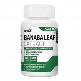 Banaba Leaf Extract 500mg Capsules