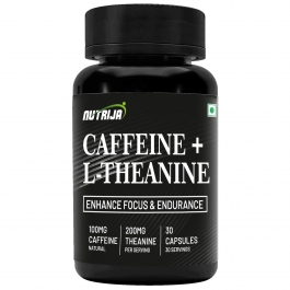 Natural Caffeine 100MG + L-Theanine 200MG