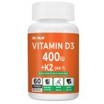 Vitamin D3 400IU + K2 55mcg